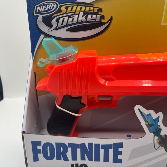 Fortnite HC Nerf Gun Supersoaker Water Gun Pistol Orange Hasbro 2021 NIB - Picture 3 of 10